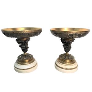 Pair Of Napoleon III Cassolettes