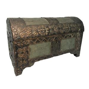 Italian Wooden Box From The 18th Century