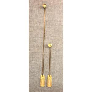 Latches Targettes In Gilded Bronze 19th Century