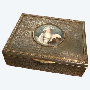 Miniature Jewelry Box Horse Head 19th Century