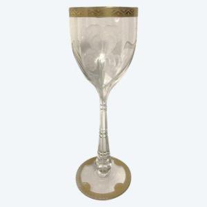 Baccarat Glass? In Crystal Cut From An Iris
