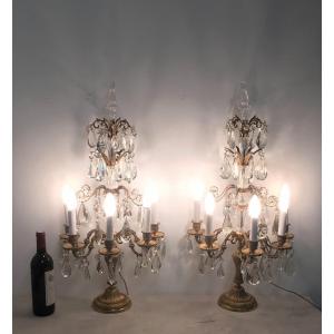 Large Pair Of Wall Girandoles