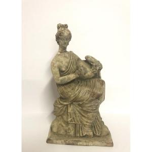 Tanagra Terracotta Statuette