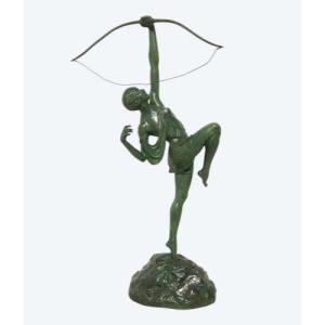 Art Deco Bronze Sculpture 1930 By Pierre Le Faguays