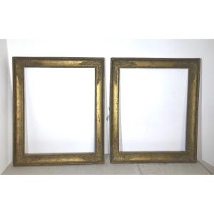 Pair Of Gilded Frames From The Restoration Period