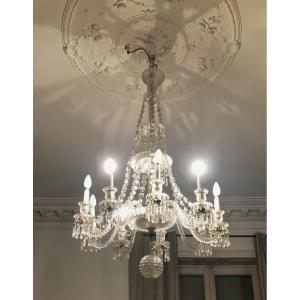 19th Century Baccarat Chandelier