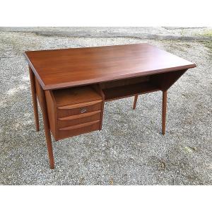 Teak Desk By Gunnar Nielsen 1960