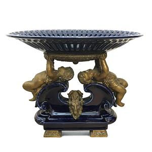 Above All, Porcelain Tableware And Bronze Cupids