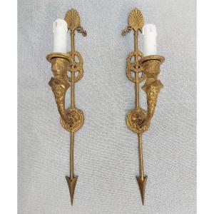 Pair Of Empire Style Wall Sconces
