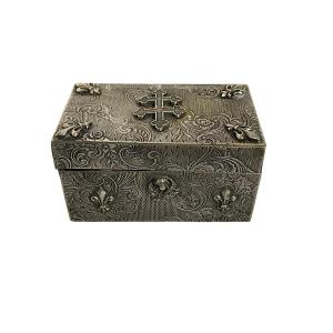 Silver-plated Metal Jewelry Box