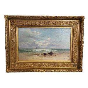Oil On Canvas By Raoul Brun