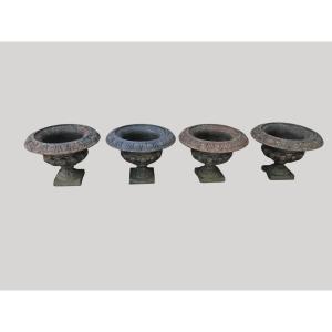 Four Cast-iron Medici Vases