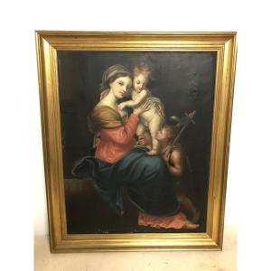 Madonna And Child With St. John The Baptist