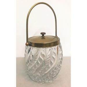 Saint Louis Crystal Biscuit Bucket From The 20th Century