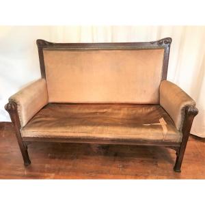 Art Nouveau Era Bench Stamped Krieger