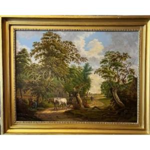 Oil On Panel, 19th Century