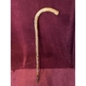 Folk Art Cane Trench Work, Ww1