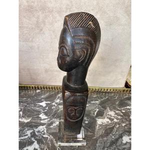 Large Baoulé Congo Pulley Around 1930