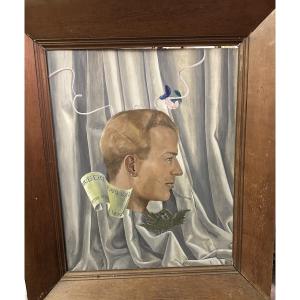 Portrait Of The American Painter And Jewelry Designer Hubert Harmon 1939