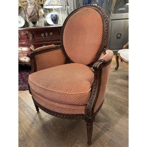 Large Armchair Stamped Pierre Nicolas Pillot, Cabinetmaker In Nîmes, Circa 1780