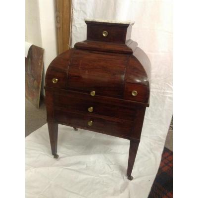From Small Courtesan Cabinet Mahogany Empire Era