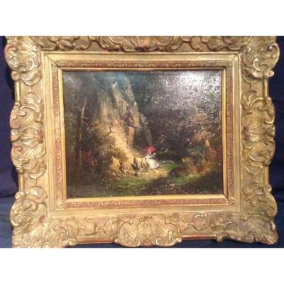 Woman Reading, Impressionist Oil