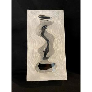 Daum “frost” Vase