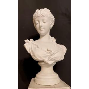 Young Girl Bust By Georges Levy