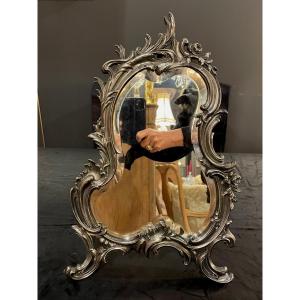 Silver Bronze Psyche Table Mirror