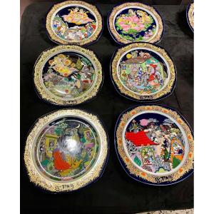 Suite Of 12 Rosenthal Christmas Plates