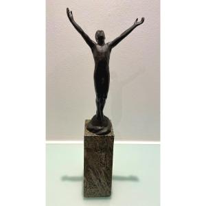 Bronze “the Imploration” By Eugène Bourgouin.