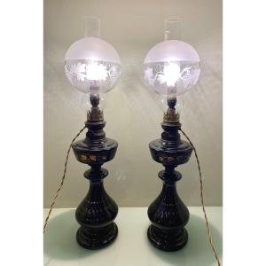Pair Of Napoleon 3 Lamps