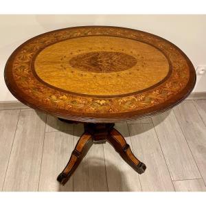 Inlaid Dressing Table With Tilting Top