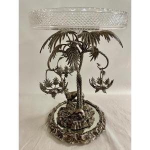 Elkington Silver Bronze Table Centrepiece
