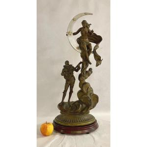 Large Sculpture L.raphael In Regulus