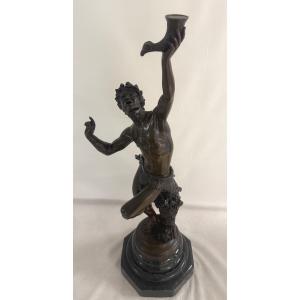 Large Bacchus Bronze Sculpture
