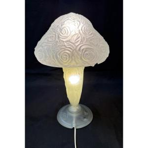 Glass Paste Mushroom Lamp