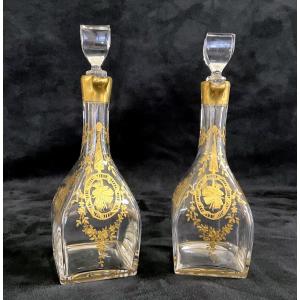 Pair Of Baccarat Cabaret Decanters