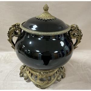 Large Napoleon III Covered Pot