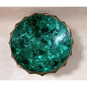 Malachite Trinket Dish Or Bowl