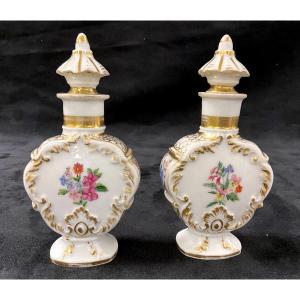 Pair Of Jacob Petit Porcelain Bottles