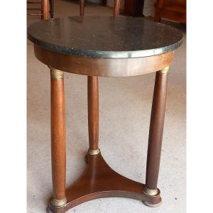 Empire Pedestal Table, Mahogany, Early 19th Century.