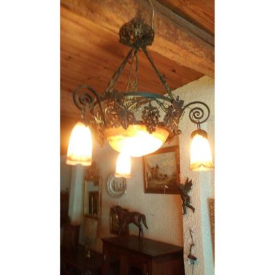 Wrought Iron Chandelier