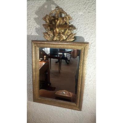 Small Wedding Mirror, Provence 18th Century.