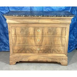 19th Century French Louis Philippe Commode In Bleached Burr Walnut The All In Good Condition