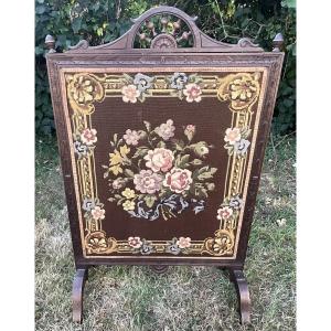 Breton-style Fire Screen – Late 19th Century