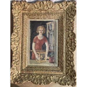 Painting By Jean Oberle (1900-1961)