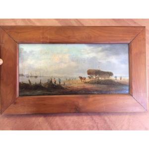 Painting "seaweed Gathering"