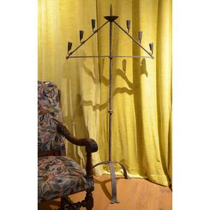 Large Candle Stick. Nineteenth Century.