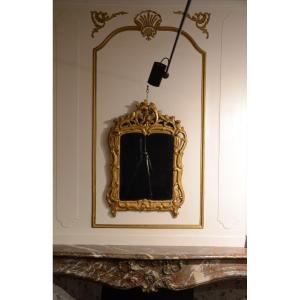 Louis XV Period Beaded Mirror.